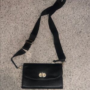 Elegant Black Crossbody Bag